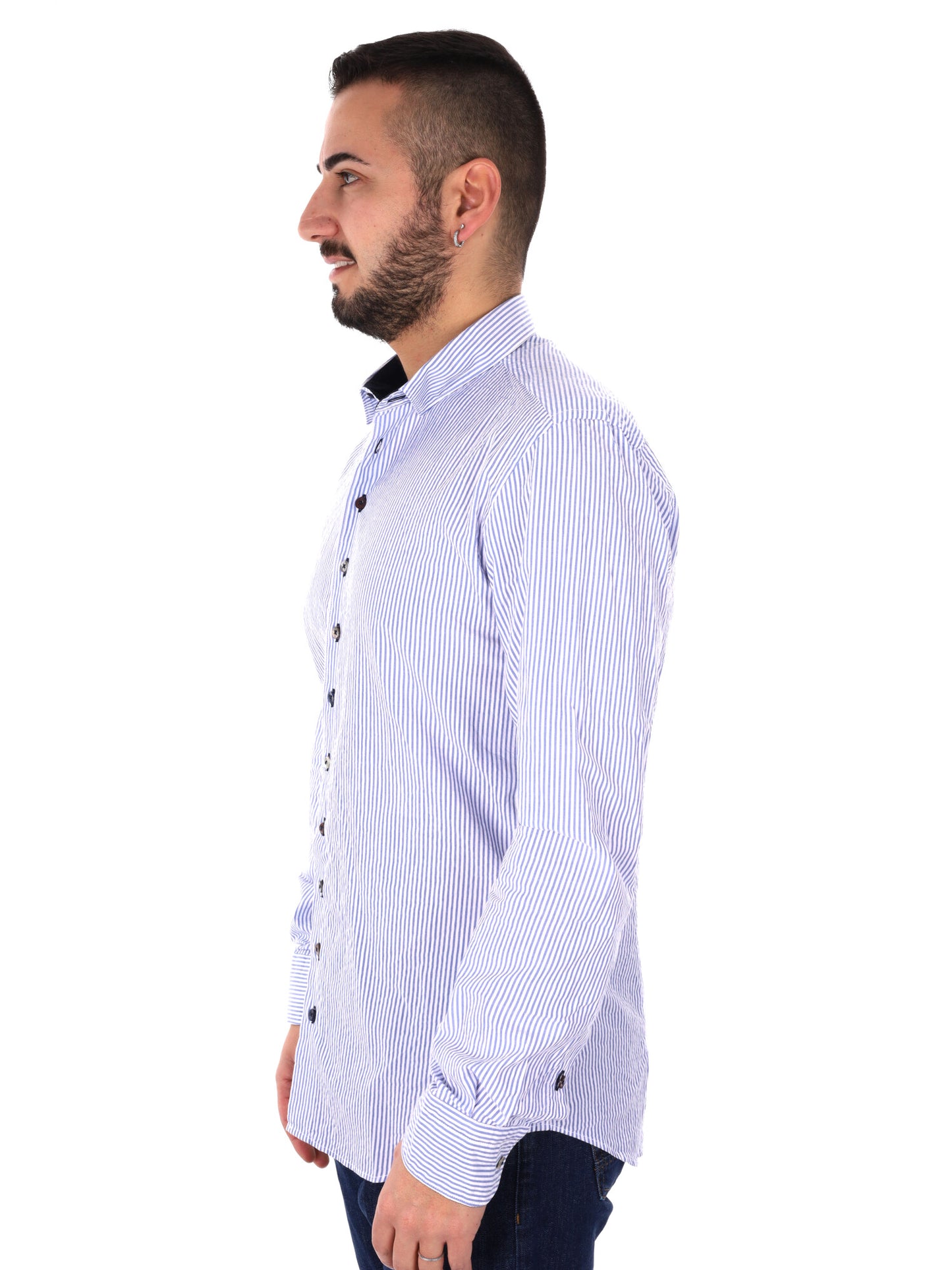 Camicia Allegra 369 FB da uomo multicolore per cerimonia primavera-estate