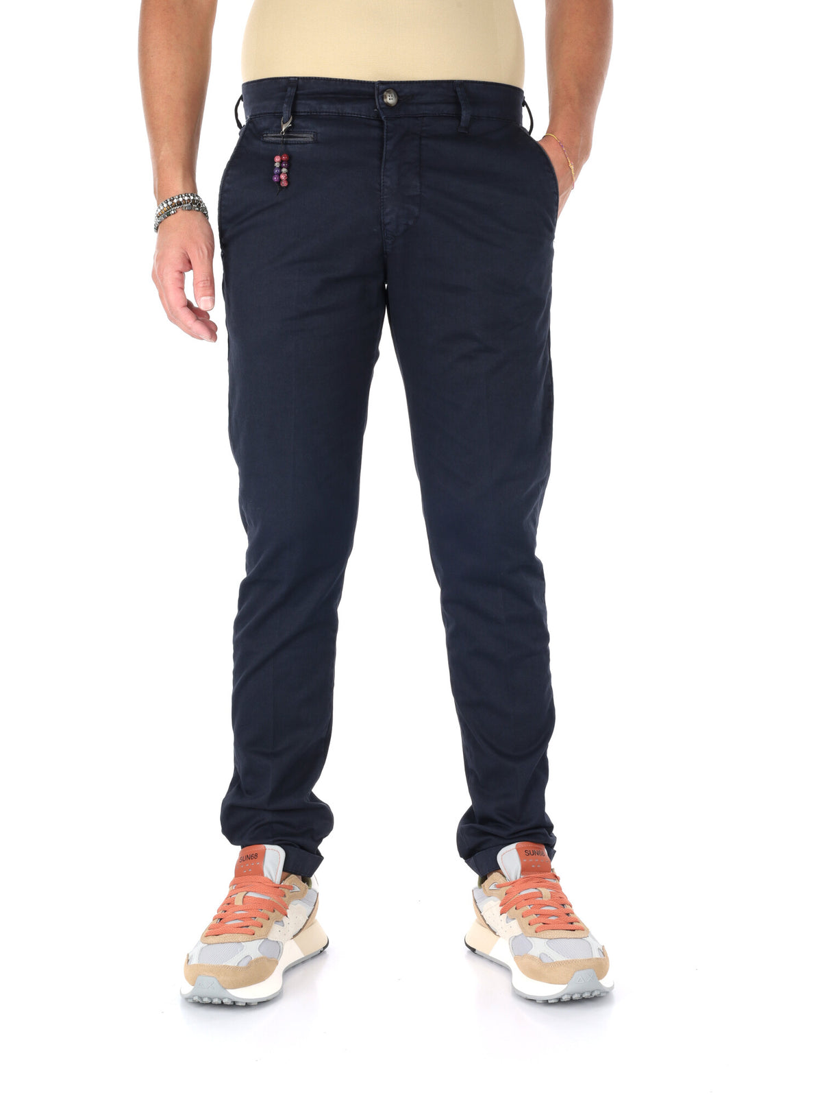 F.b. pantalone da uomo blu