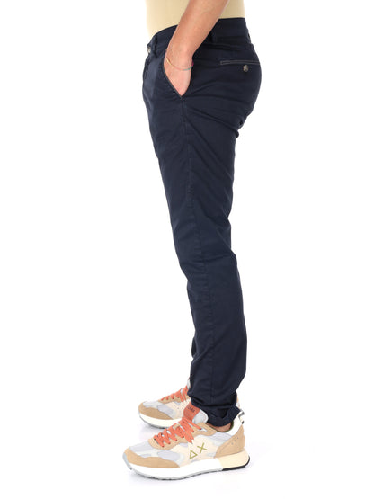 Pantaloni uomo Fb Altieri blu per un look elegante e versatile