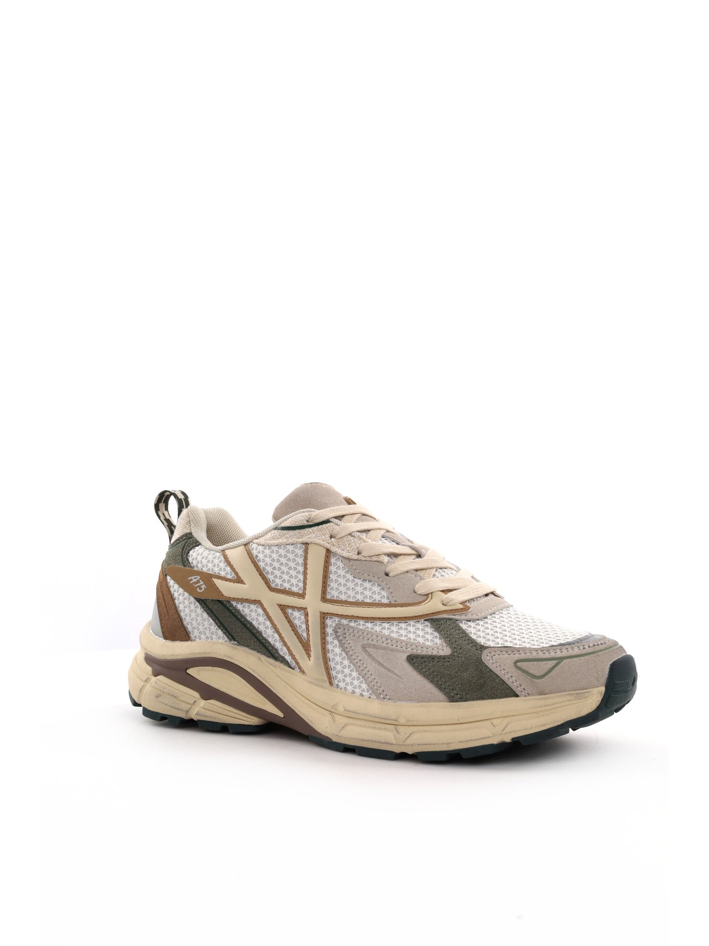 Sportcommerce sneakers da uomo beige, stile casual e versatile