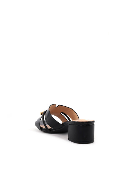 Sandali donna Clyo' neri con fascia di brillanti per look estivo