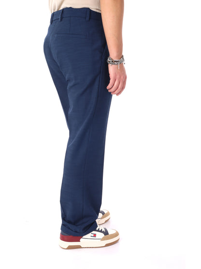 Pantaloni FB Arancio 89 in blu con vestibilità loose fit da uomo