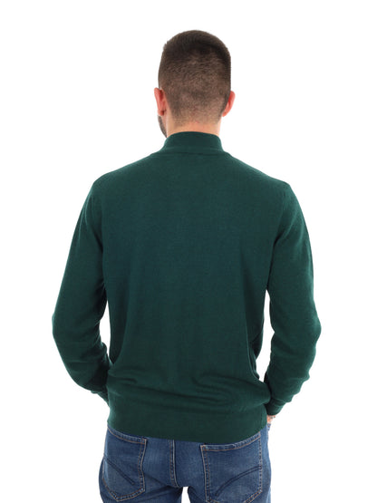 MAGLIA MEZZA ZIP FB UOMO VERDE