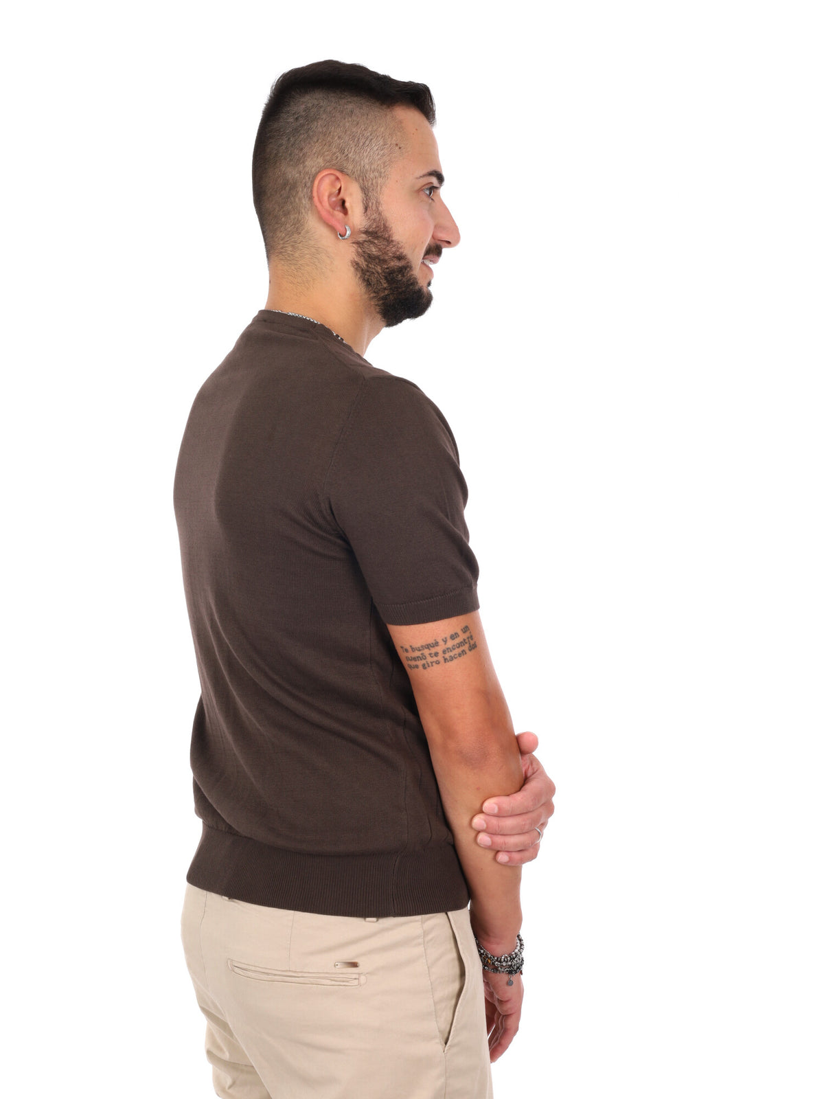 F.b. t-shirt maglia da uomo moro