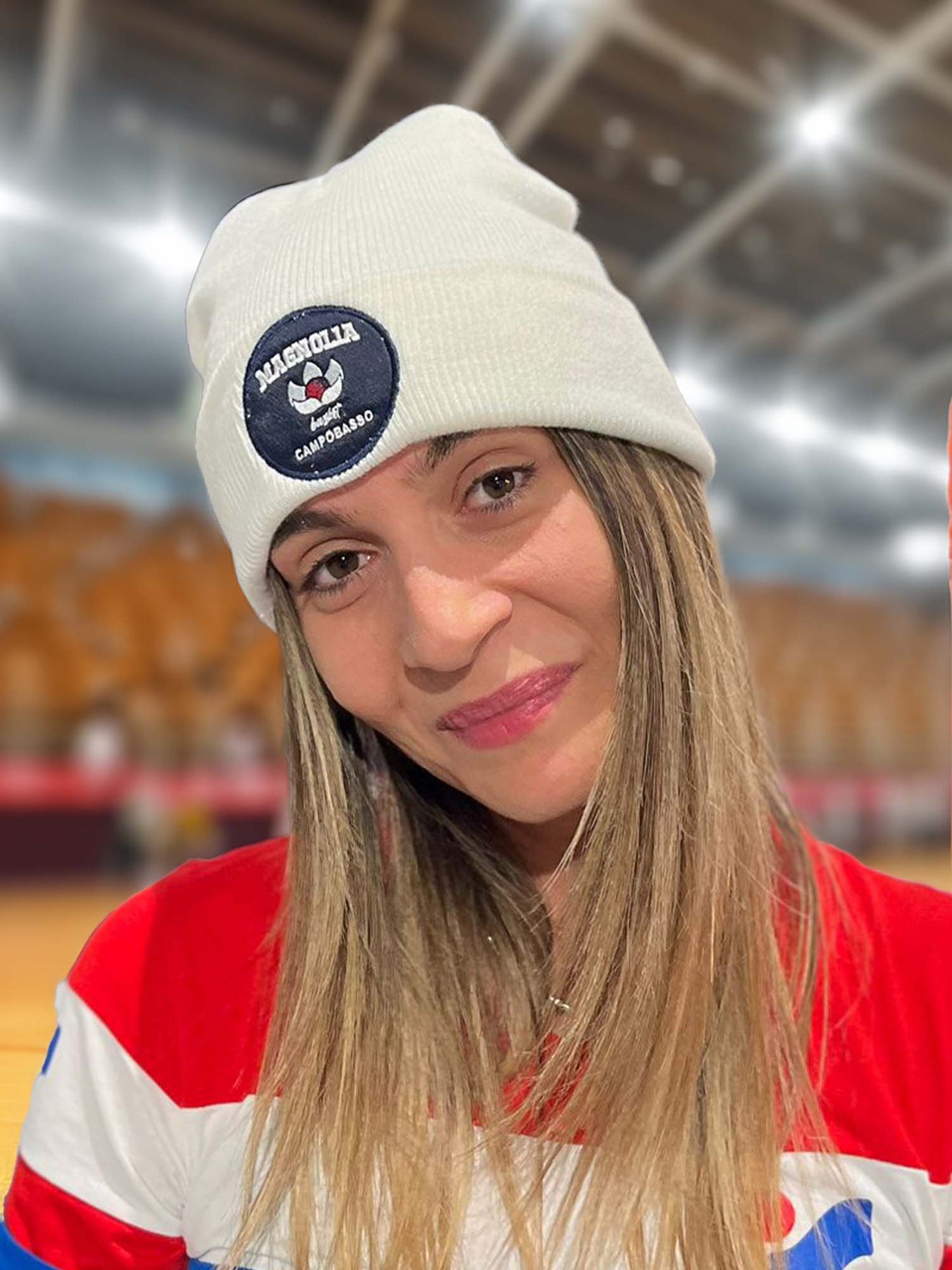 BERRETTO MAGNOLIA BASKET UNISEX BIANCO