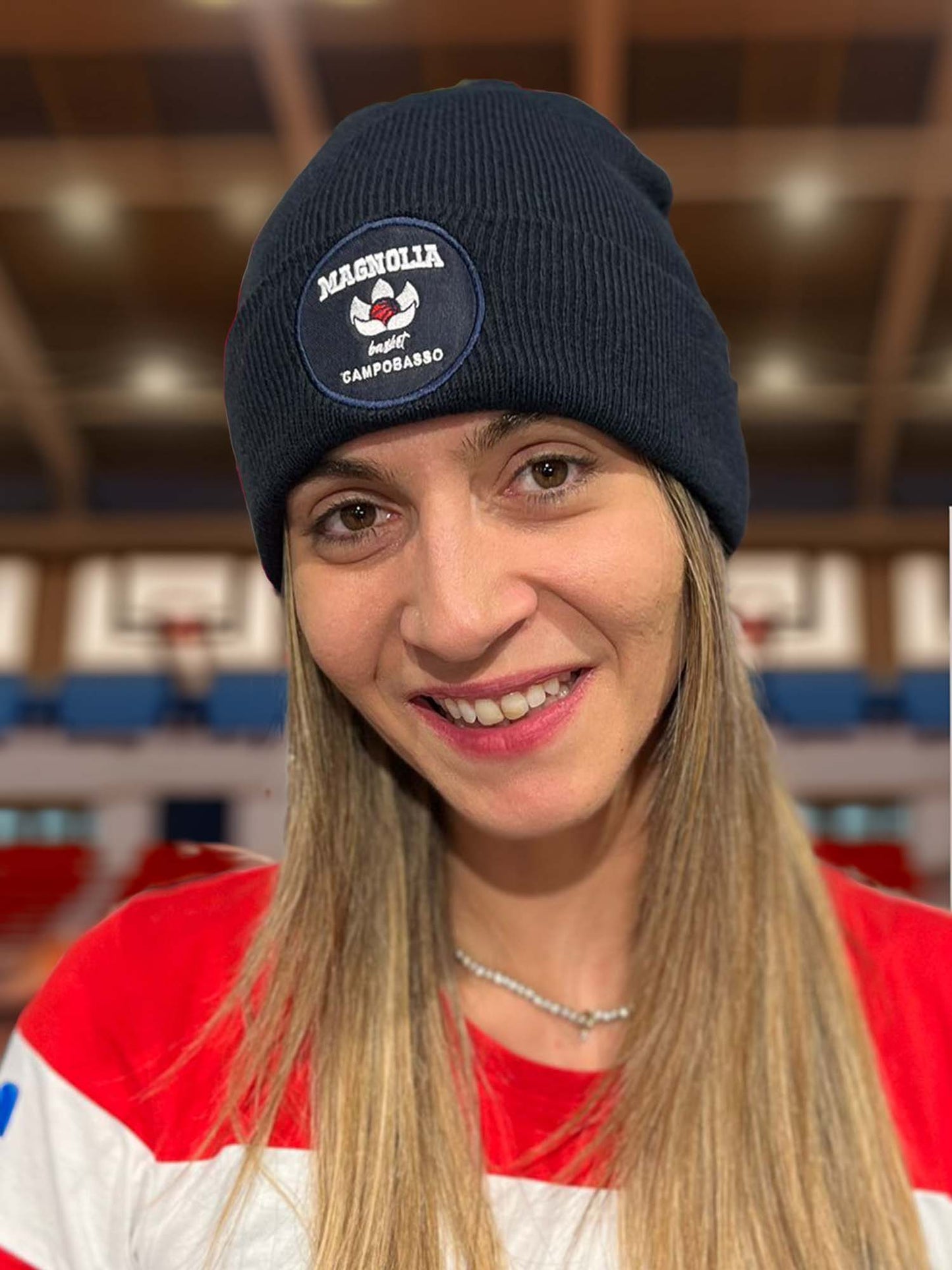 BERRETTO MAGNOLIA BASKET UNISEX BLU NAVY