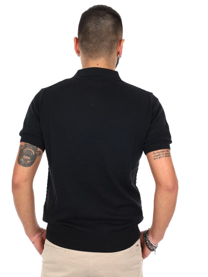 Polo FB Avocado K500 nera da uomo per uso quotidiano