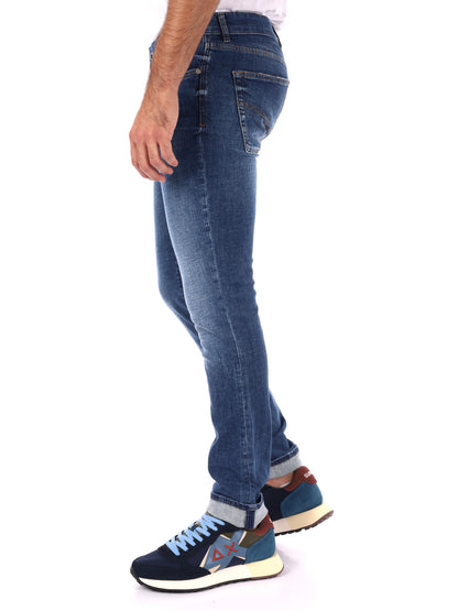 JEANS SLIM ALBERT PLUS GAD DA UOMO BLU DENIM