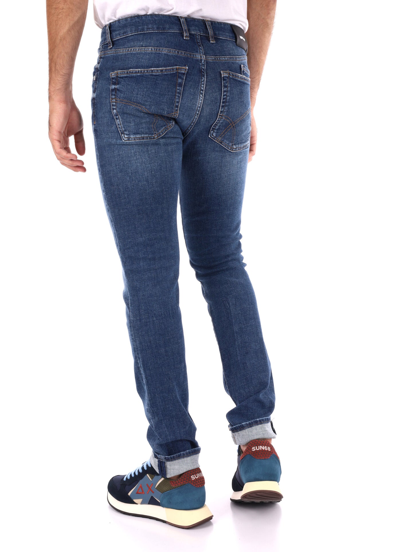 JEANS SLIM ALBERT PLUS GAD DA UOMO BLU DENIM