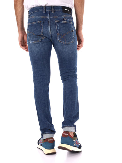 JEANS SLIM ALBERT PLUS GAD DA UOMO BLU DENIM