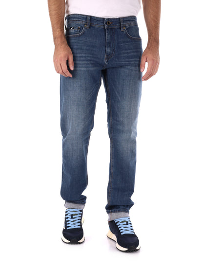 JEANS STRAIGHT MORRIS GAS DA UOMO BLU DENIM