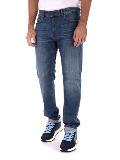 JEANS STRAIGHT MORRIS GAS DA UOMO BLU DENIM