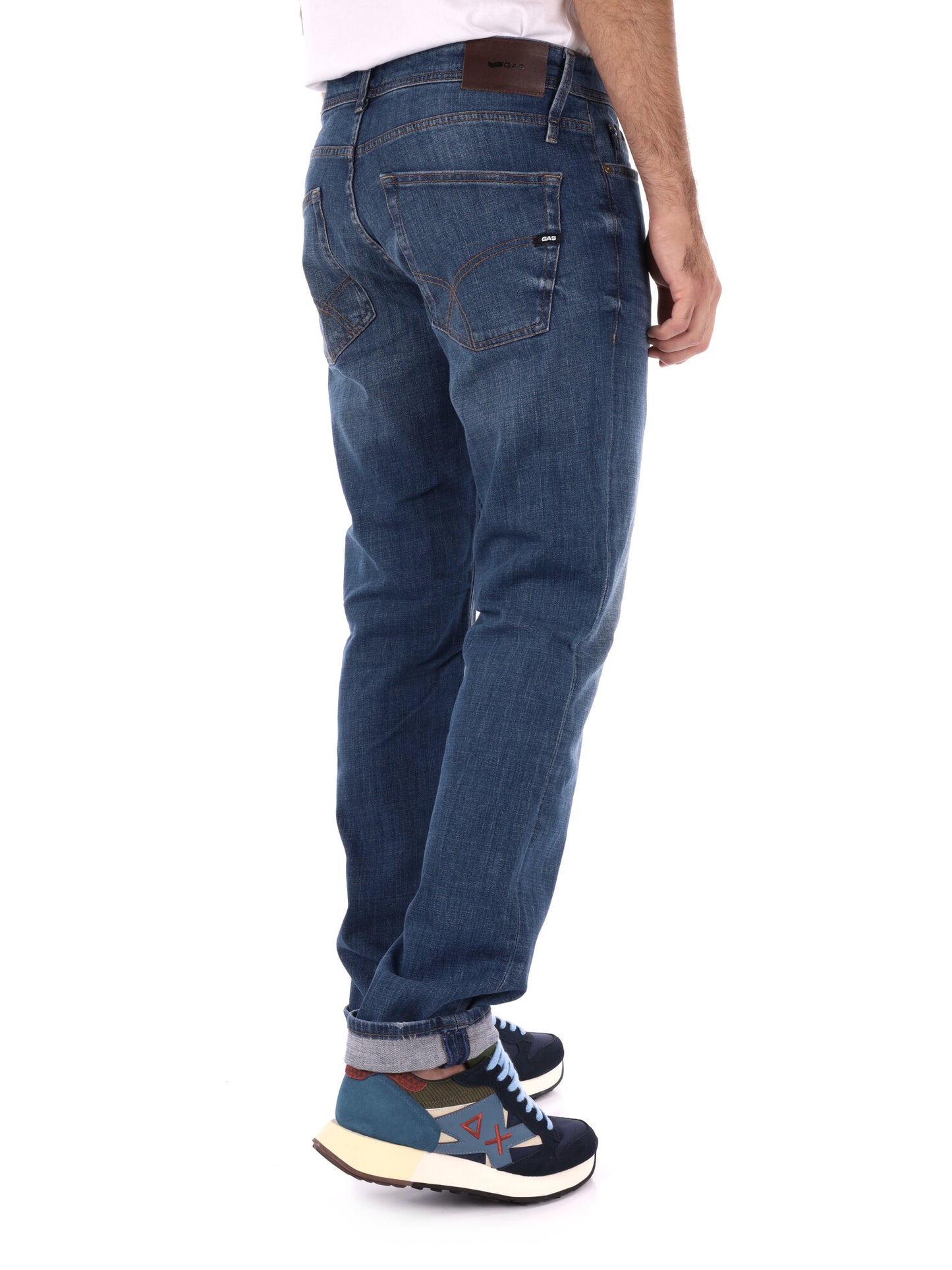 JEANS STRAIGHT MORRIS GAS DA UOMO BLU DENIM
