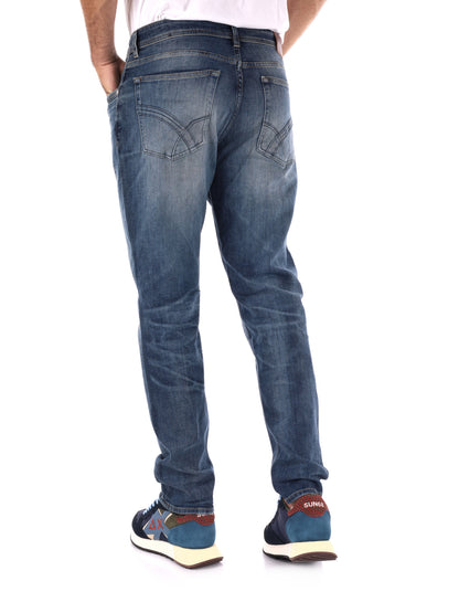 JEANS TAPERED GAS DA UOMO DENIM SLAVATO
