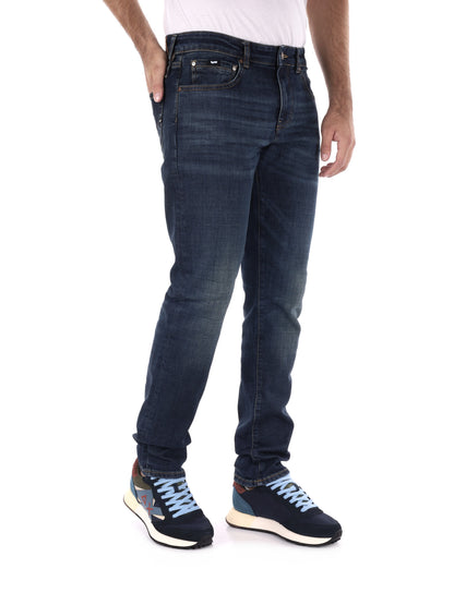 JEANS SLIM ALBERT SIMPLE REV GAS DA UOMO BLU DENIM