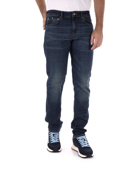 JEANS SLIM ALBERT SIMPLE REV GAS DA UOMO BLU DENIM