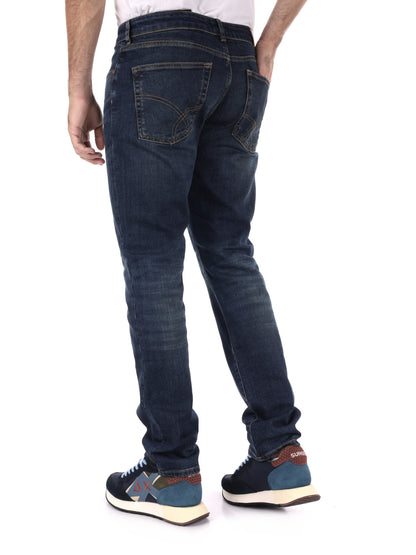 JEANS SLIM ALBERT SIMPLE REV GAS DA UOMO BLU DENIM