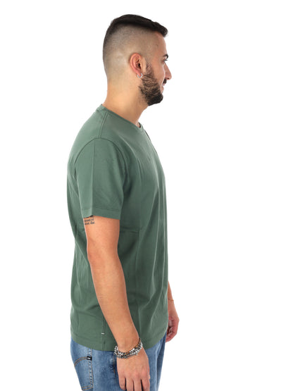 Gas Scuba/S, t-shirt verde da uomo versatile e confortevole