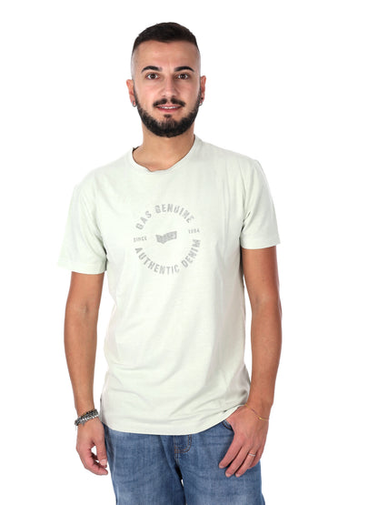 Gas scuba/s t-shirt da uomo salvia