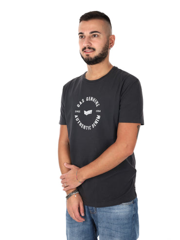 Gas Scuba/S, t-shirt maniche corte da uomo grigia