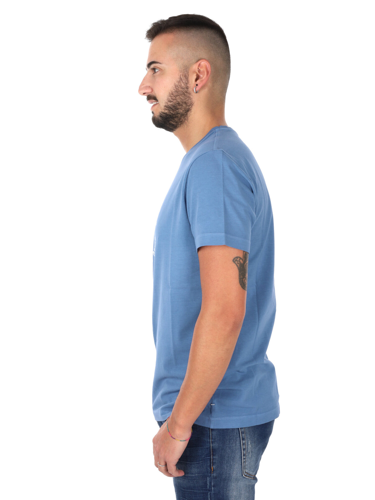Gas scuba/s t-shirt da uomo celeste