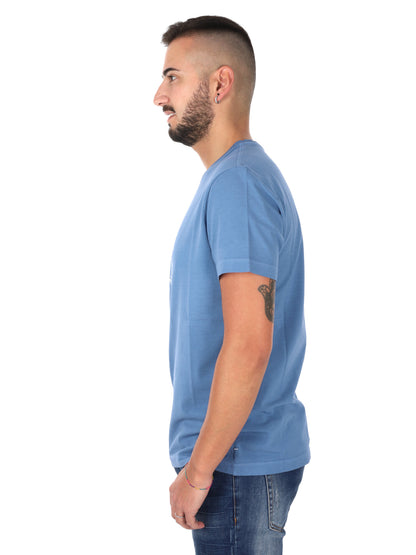 Gas scuba/s t-shirt da uomo celeste