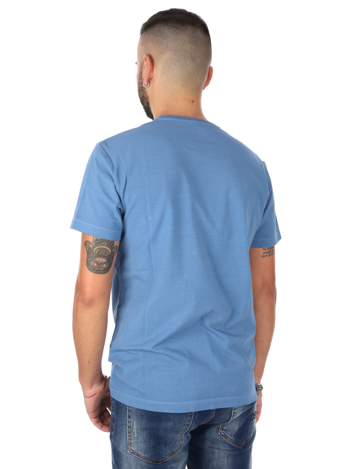 Gas scuba/s t-shirt da uomo celeste