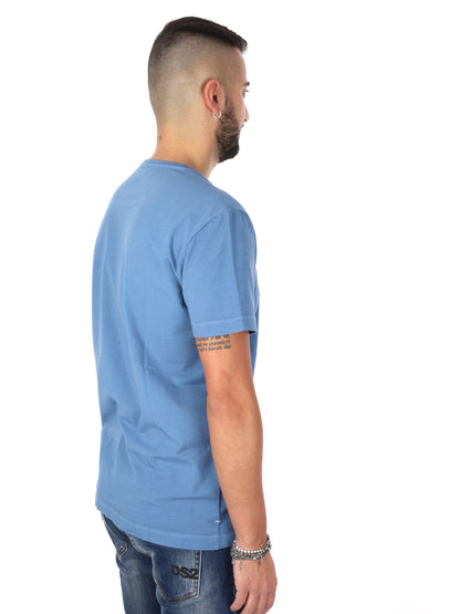Gas scuba/s t-shirt da uomo celeste