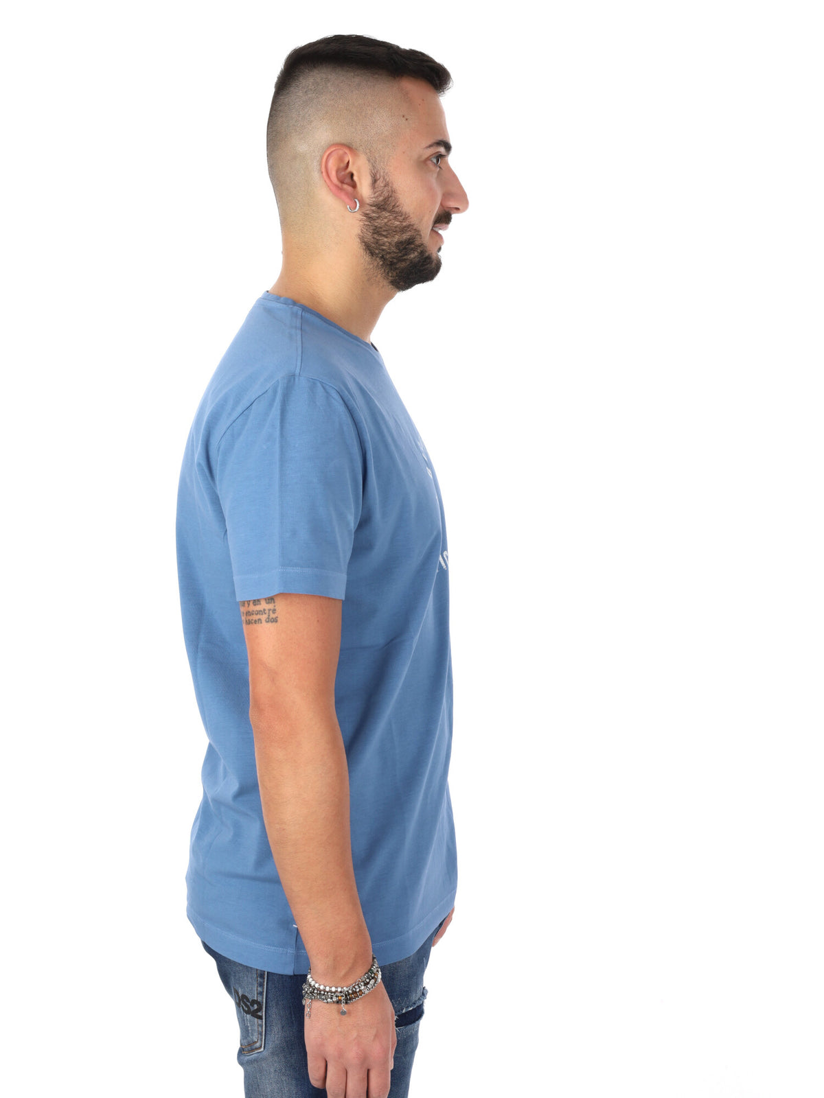 Gas scuba/s t-shirt da uomo celeste