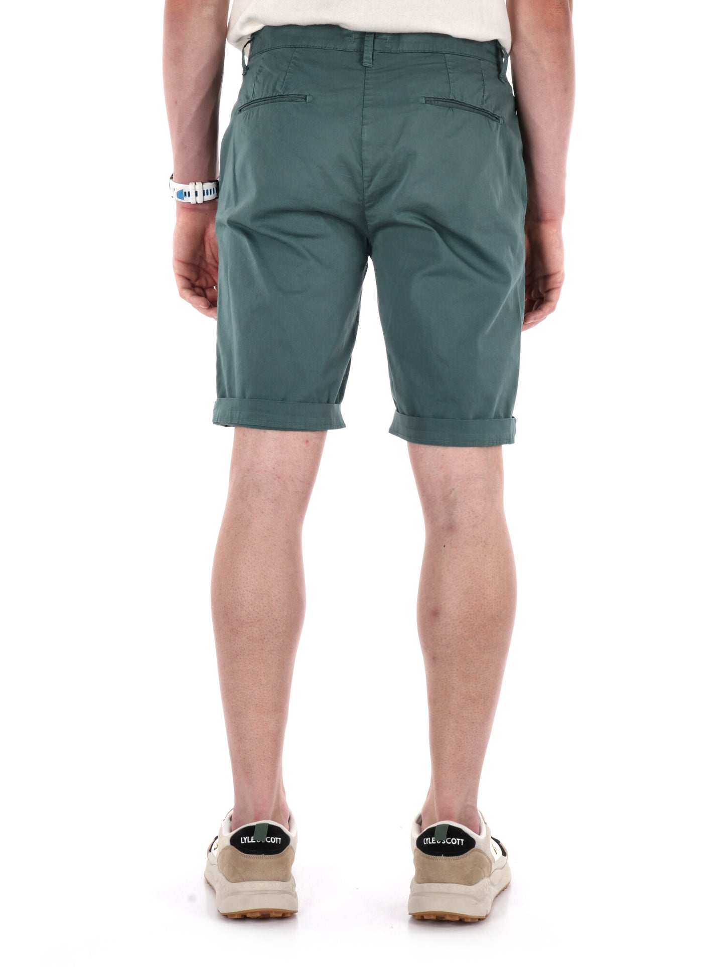 Bermuda FB da uomo verde, comfort e stile casual per la primavera estate