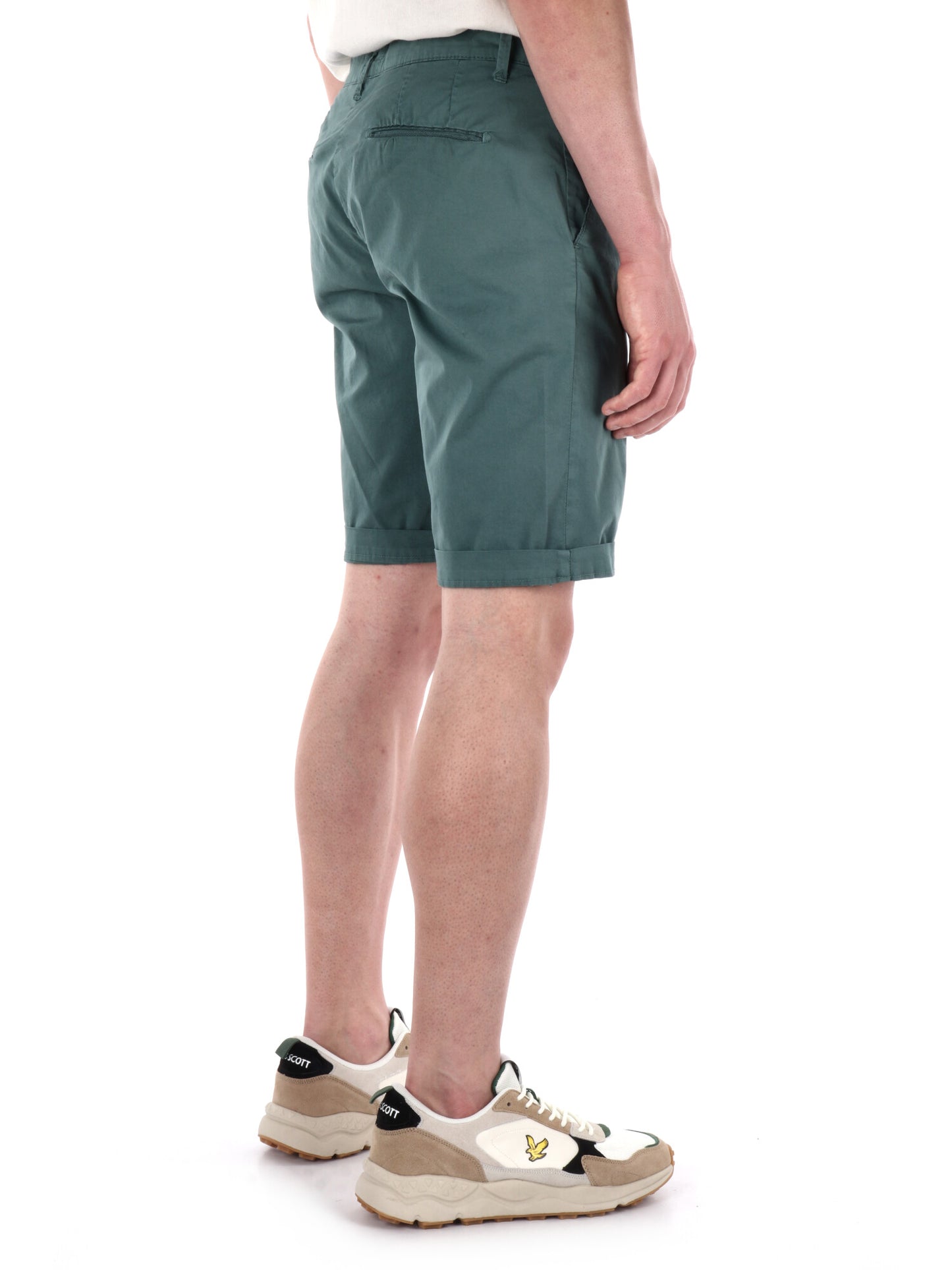 Bermuda FB da uomo verde, comfort e stile casual per la primavera estate