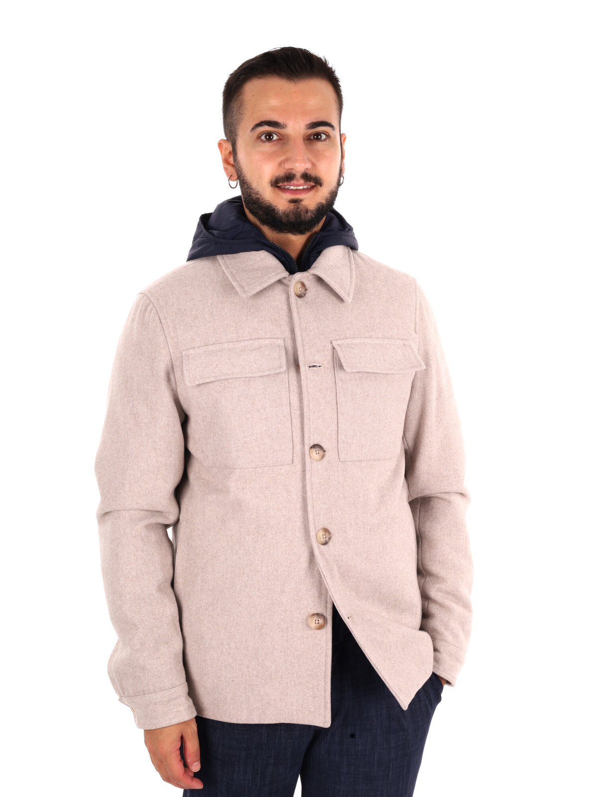 Fb Bellavista 0004, giubbotto da uomo beige