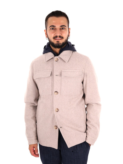 Fb Bellavista 0004, giubbotto da uomo beige