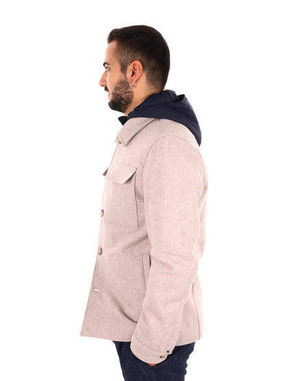 Fb Bellavista 0004, giubbotto da uomo beige