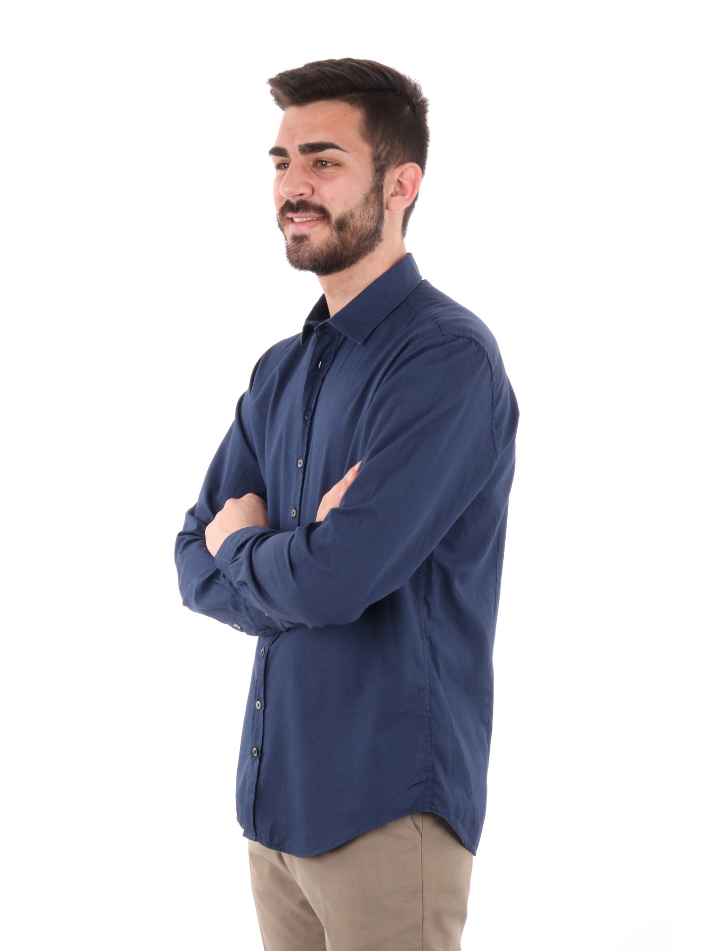 CAMICIA BENFICA FB UOMO BLU MEDIO