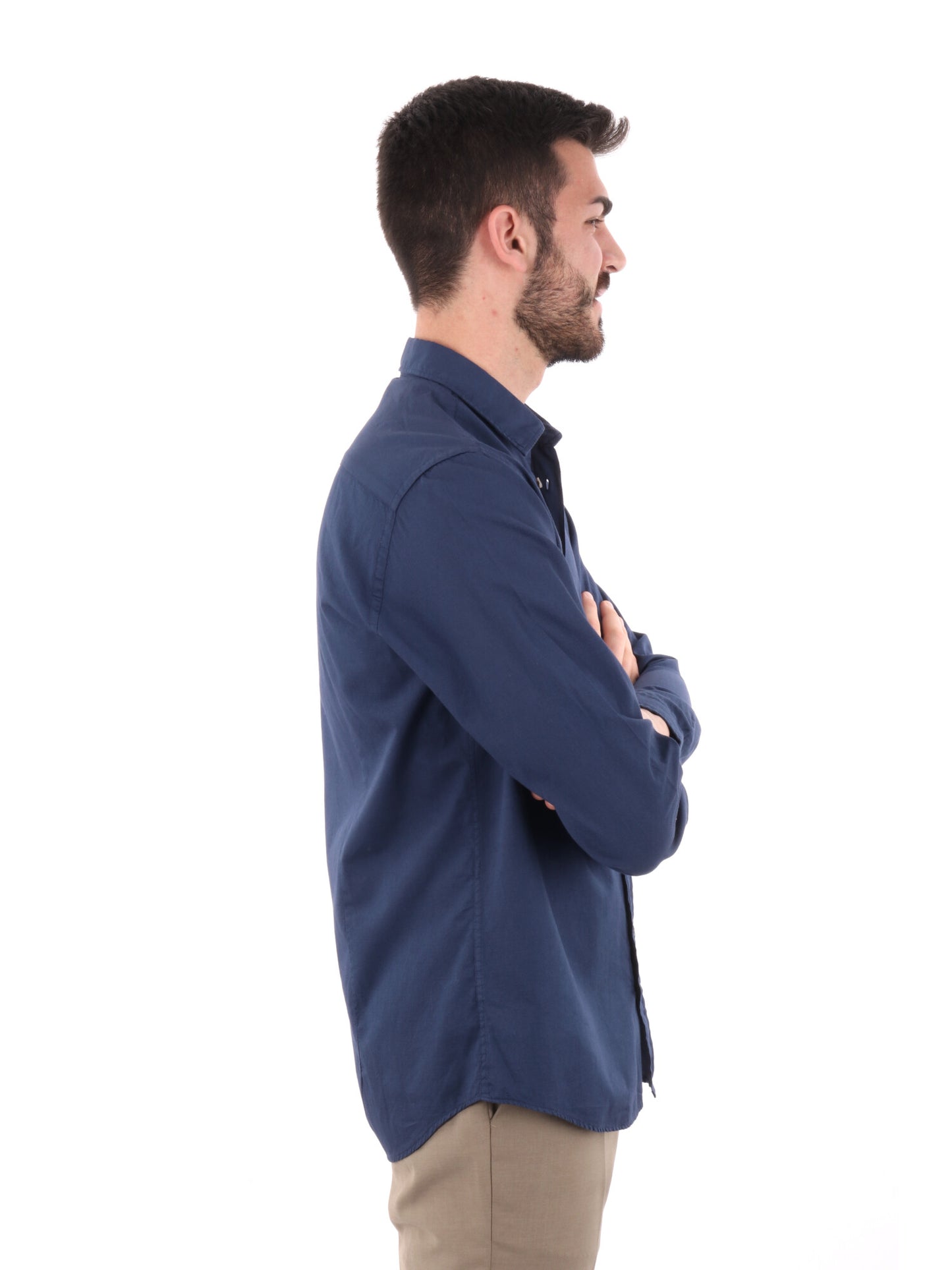 CAMICIA BENFICA FB UOMO BLU MEDIO