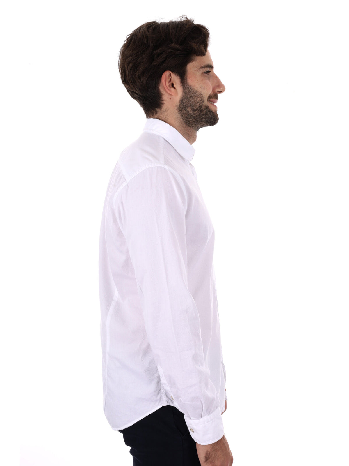 Fb camicia appesa da uomo bianco
