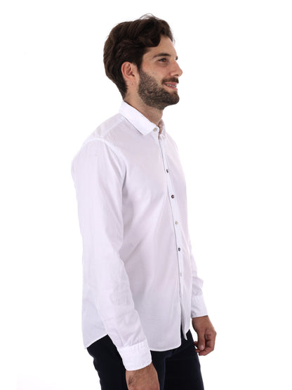 Fb camicia appesa da uomo bianco