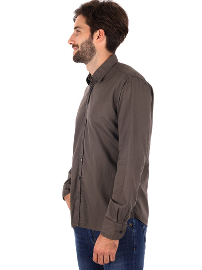 CAMICIA BENFICA FB DA UOMO FANGO