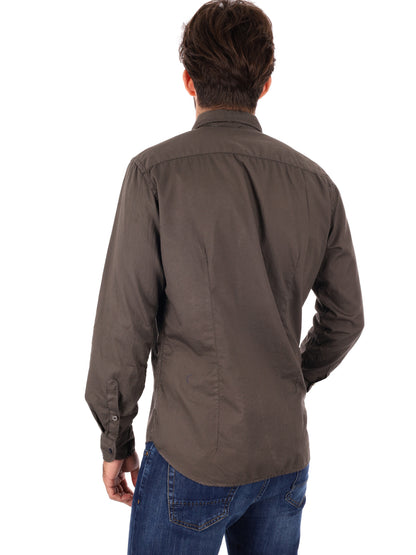 CAMICIA BENFICA FB DA UOMO FANGO