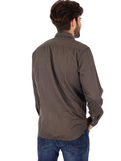 CAMICIA BENFICA FB DA UOMO FANGO