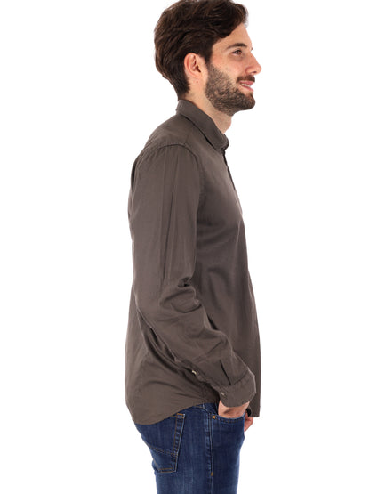 CAMICIA BENFICA FB DA UOMO FANGO