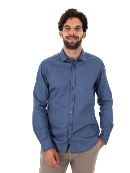 CAMICIA BENFICA FB DA UOMO INDACO