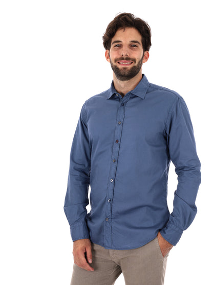 CAMICIA BENFICA FB DA UOMO INDACO