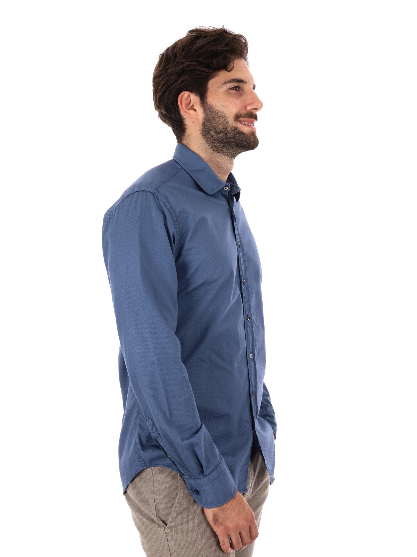 CAMICIA BENFICA FB DA UOMO INDACO