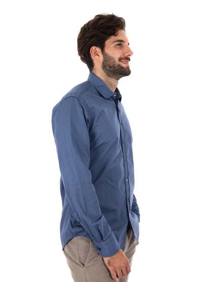 CAMICIA BENFICA FB DA UOMO INDACO