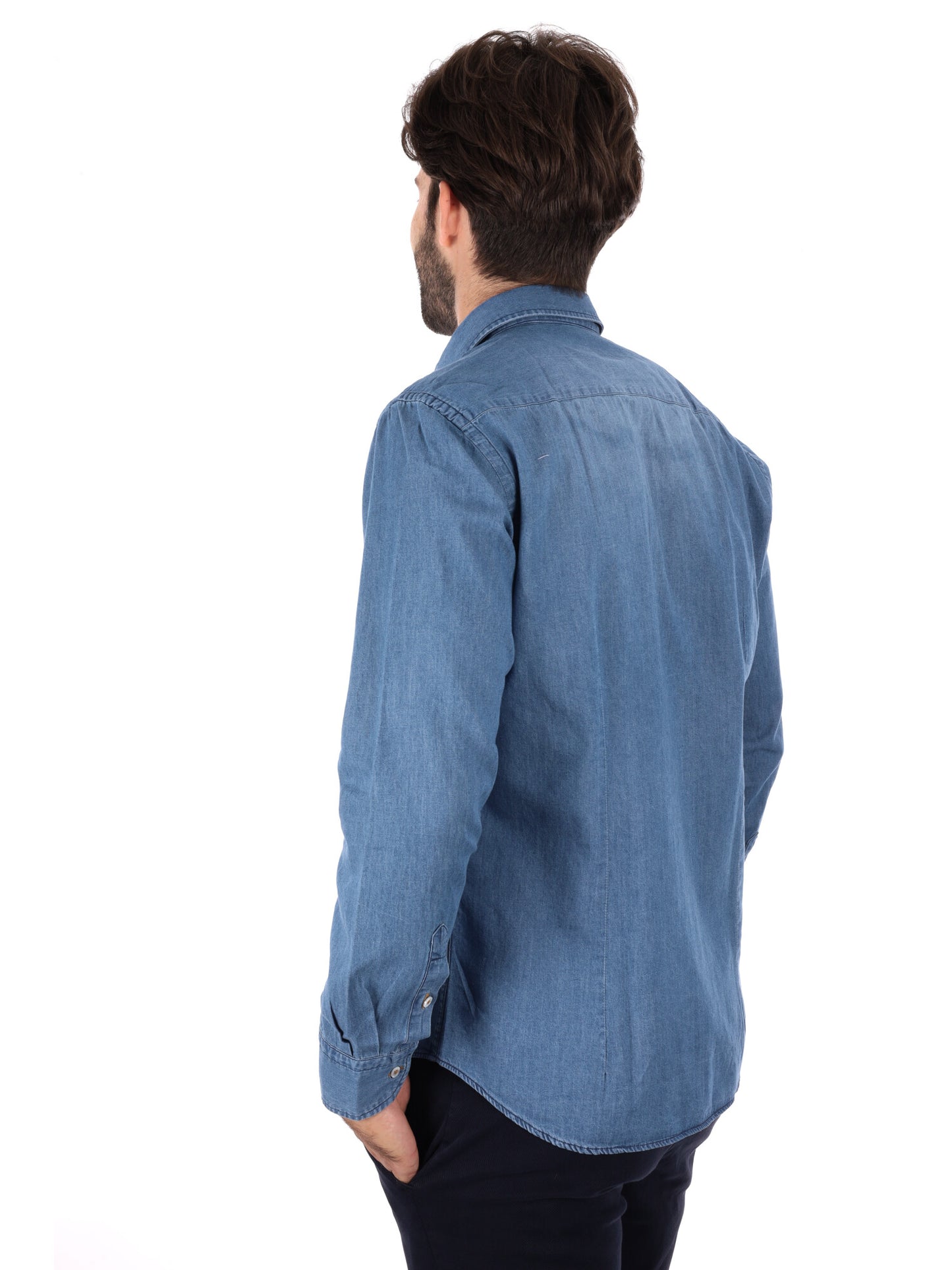 CAMICIA BERGOMI FB DA UOMO DENIM