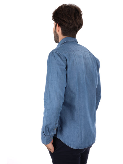 CAMICIA BERGOMI FB DA UOMO DENIM