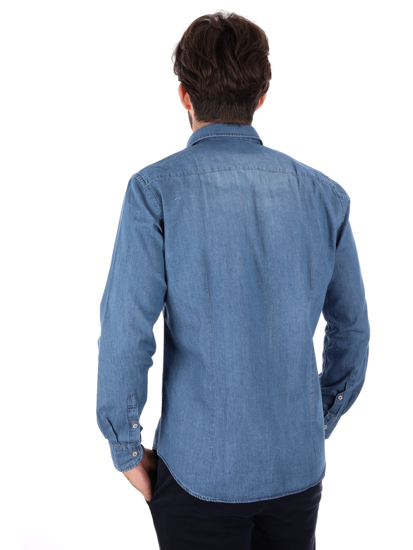 CAMICIA BERGOMI FB DA UOMO DENIM