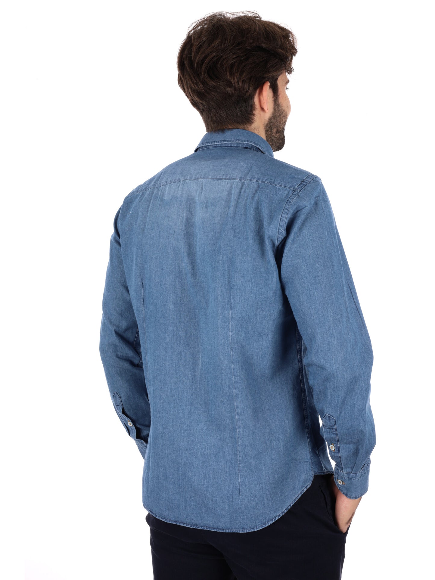 CAMICIA BERGOMI FB DA UOMO DENIM